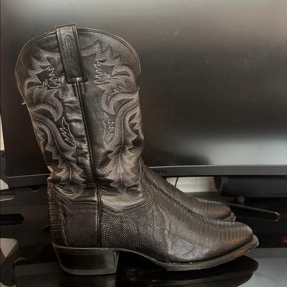 Dan Post Genuine Lizard Boots - Picture 3 of 7